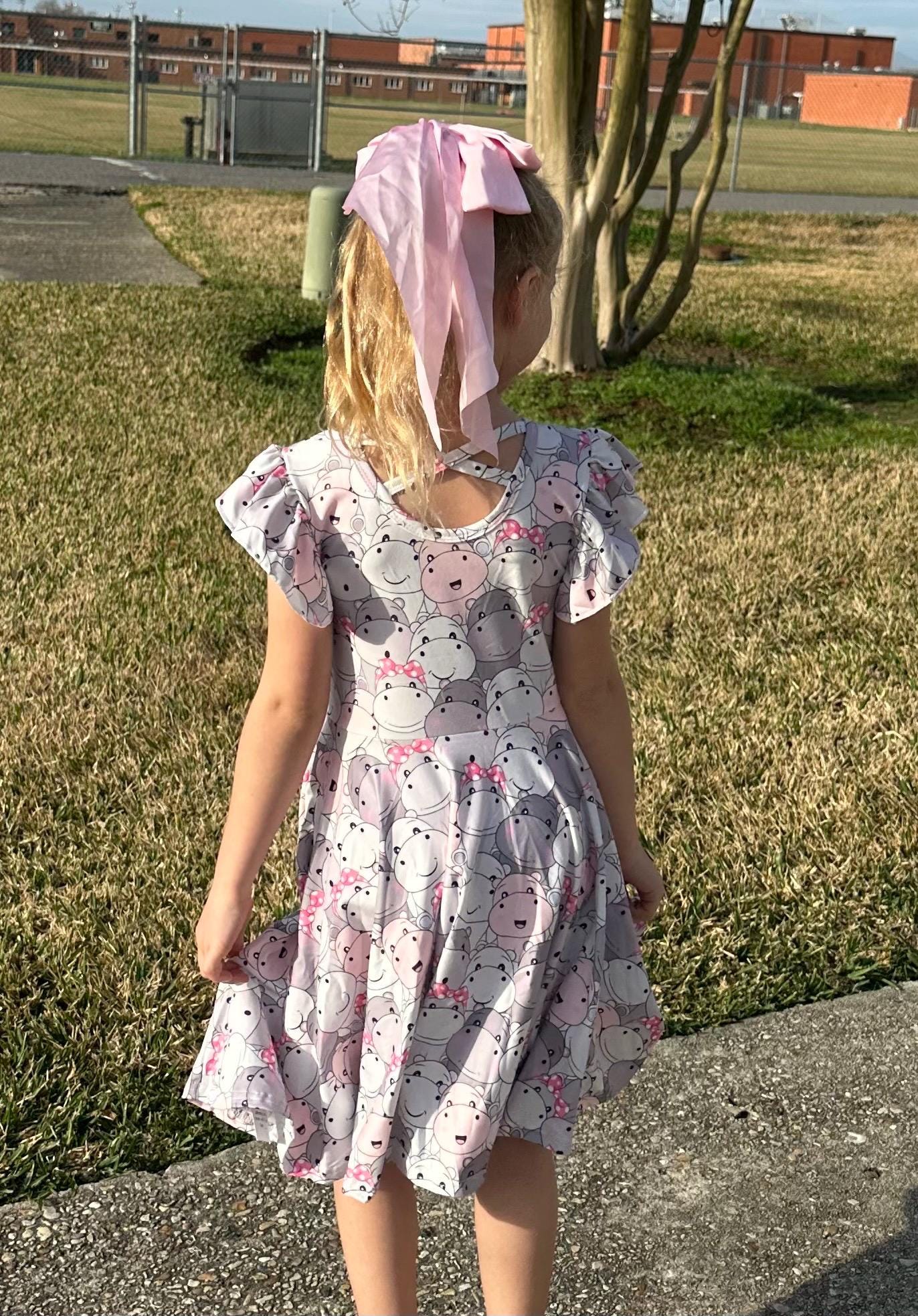 Hippo Crossback Twirl Dress