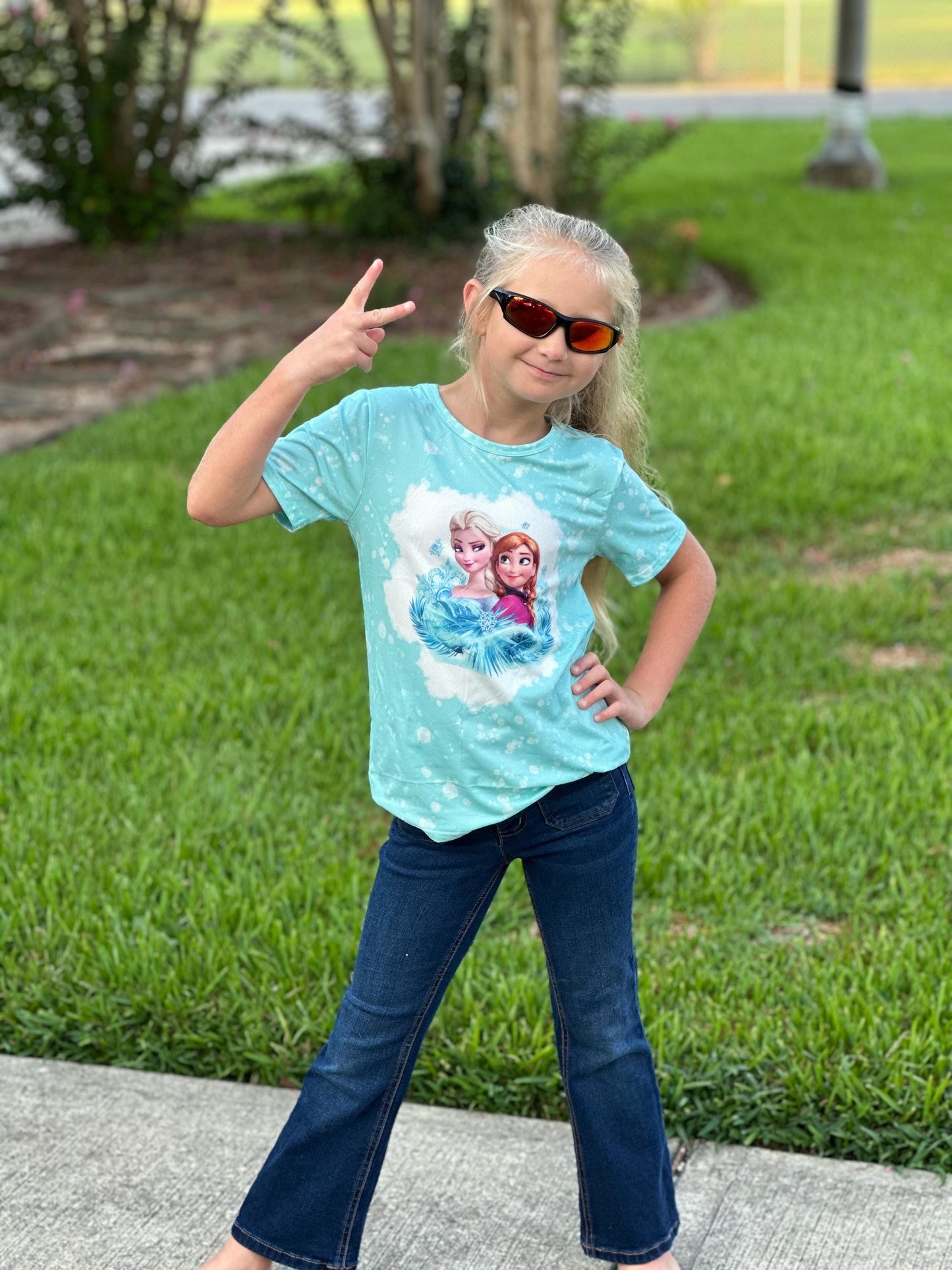 Ice Princess Inspired raglan t shirt