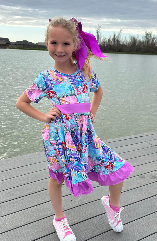 Princess Mermaids Twirl Dress