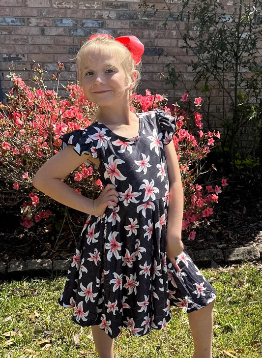 Lillies Crossback Twirl Dress