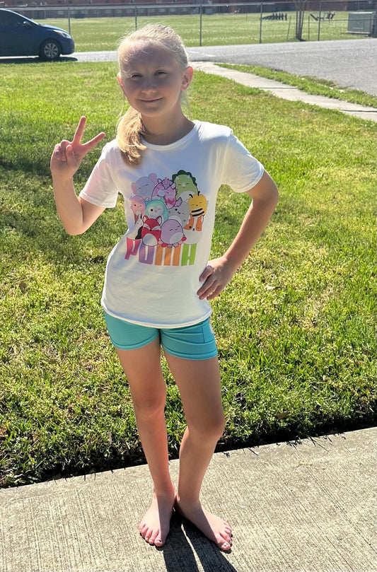 Squishy Friends Short Set