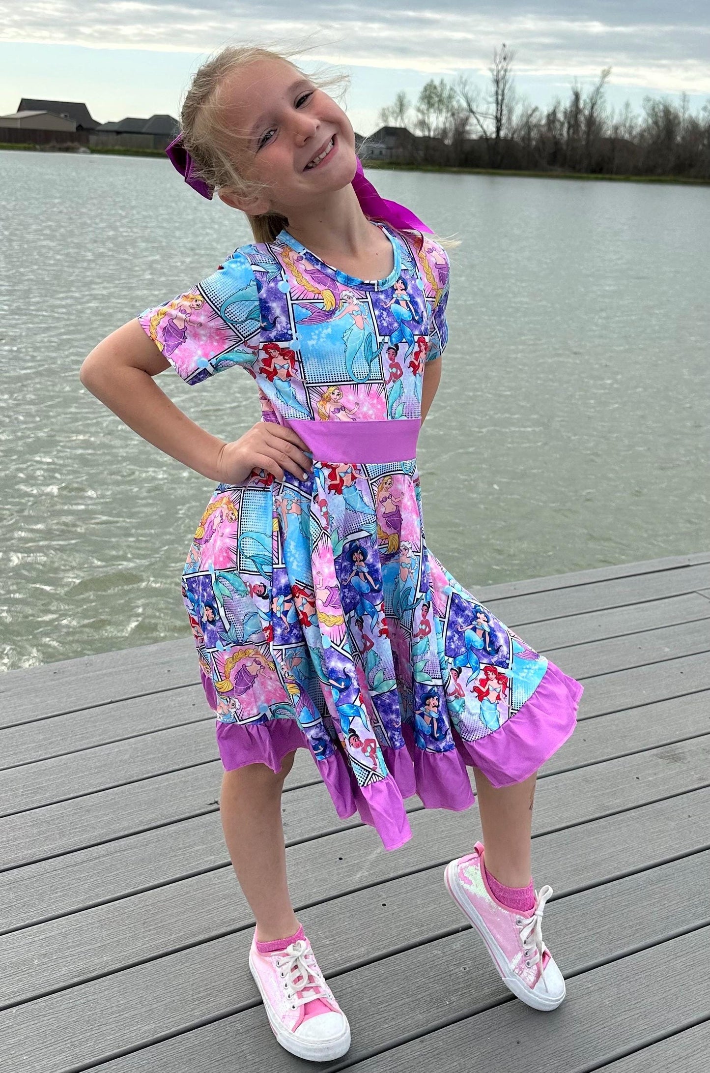 Princess Mermaids Twirl Dress