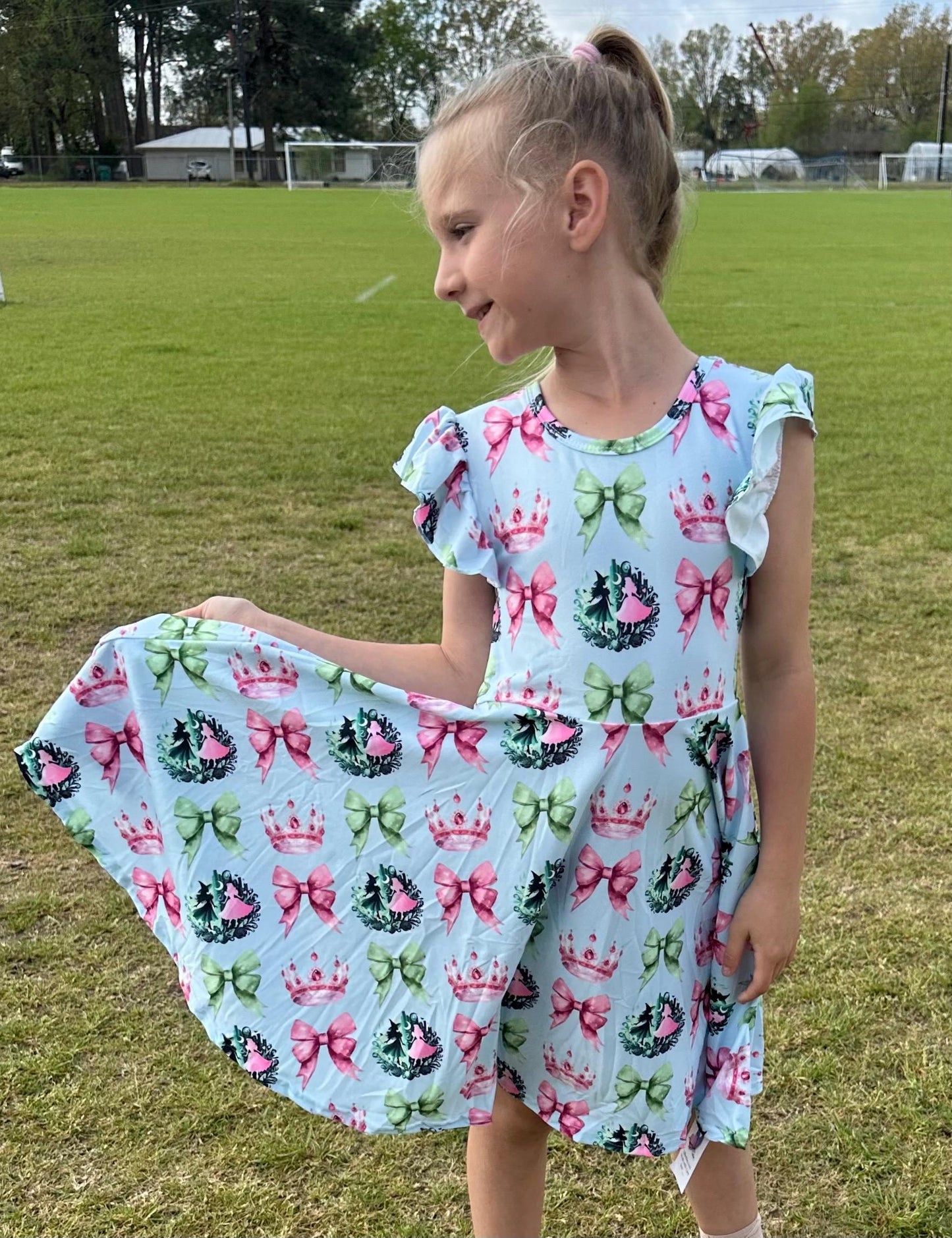 Musical Witches Crossback Twirl Dress