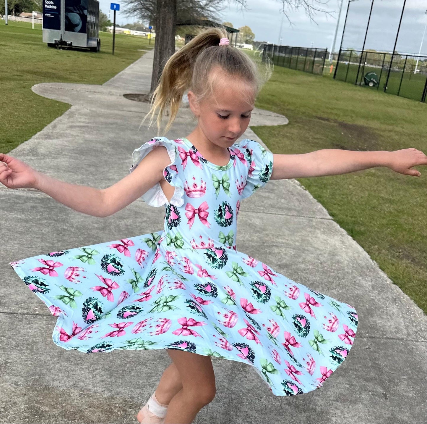Musical Witches Crossback Twirl Dress