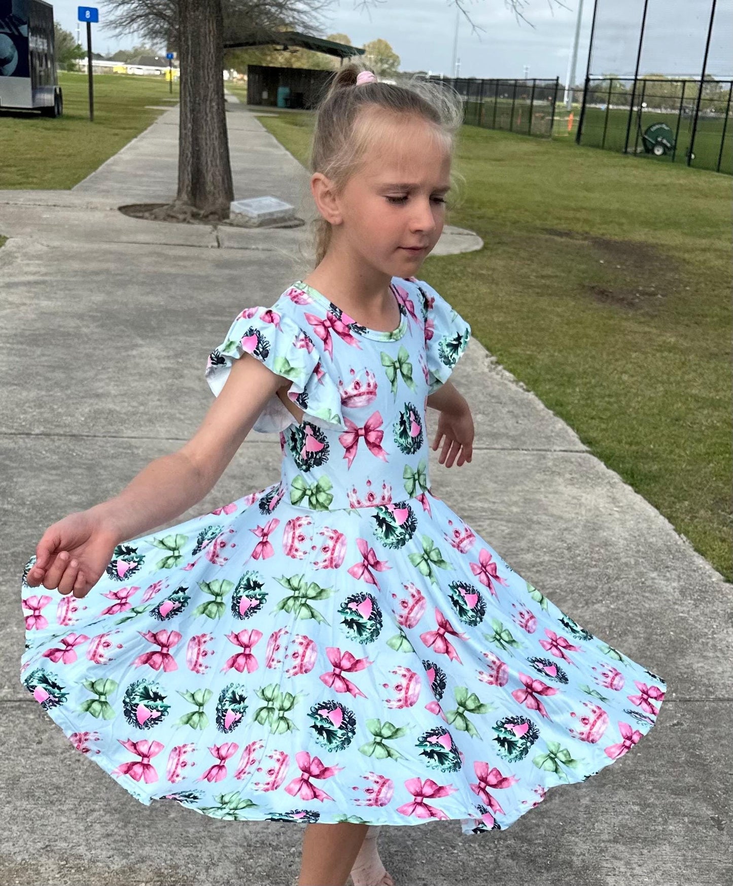 Musical Witches Crossback Twirl Dress