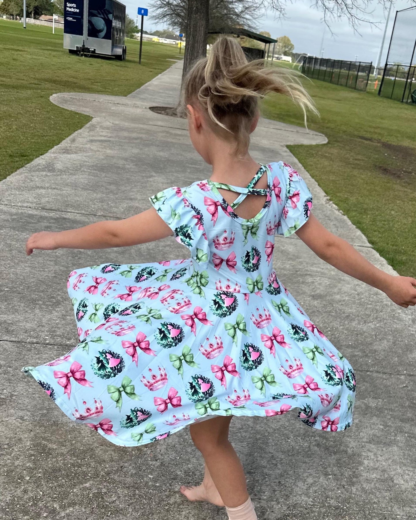 Musical Witches Crossback Twirl Dress