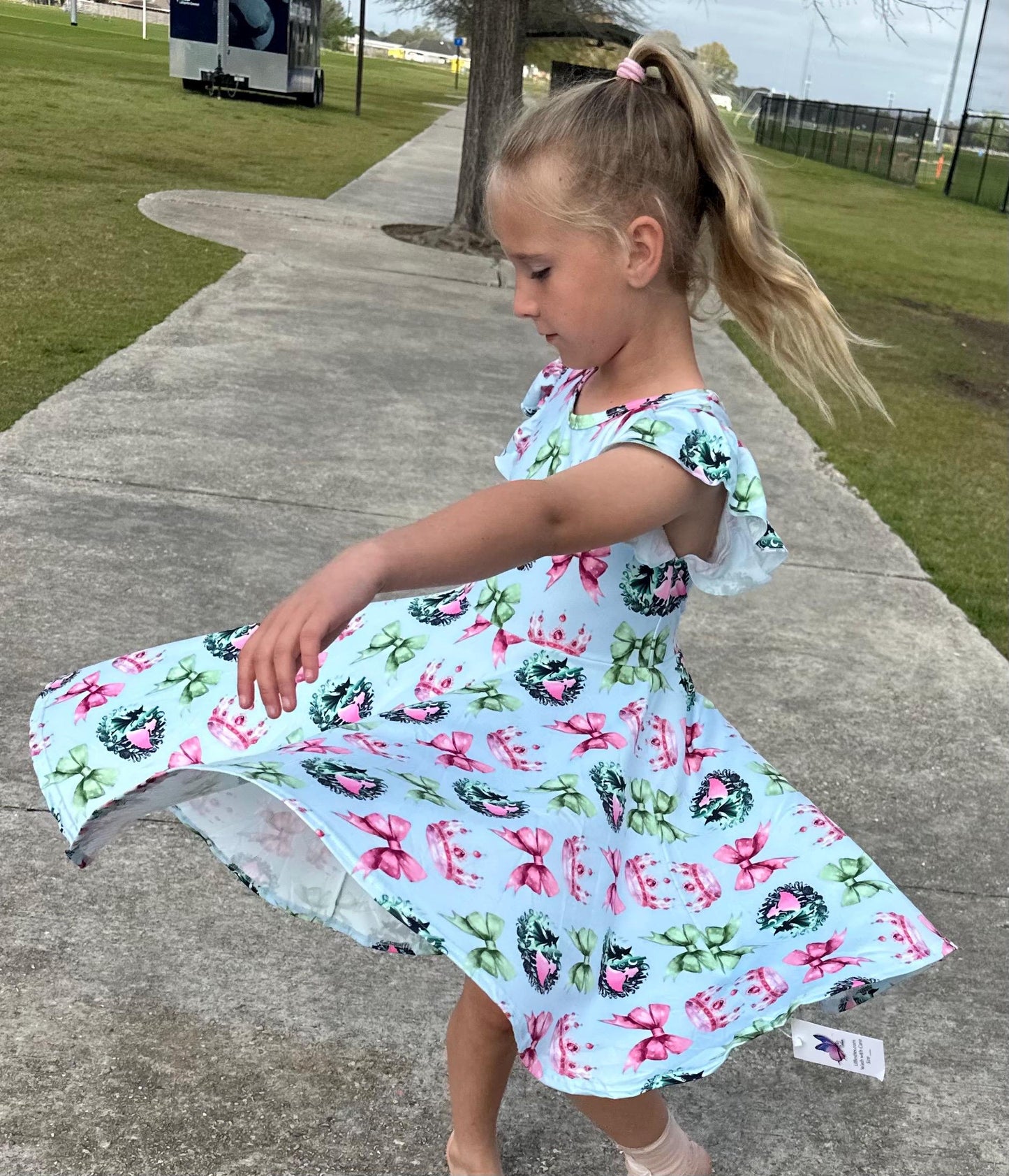 Musical Witches Crossback Twirl Dress