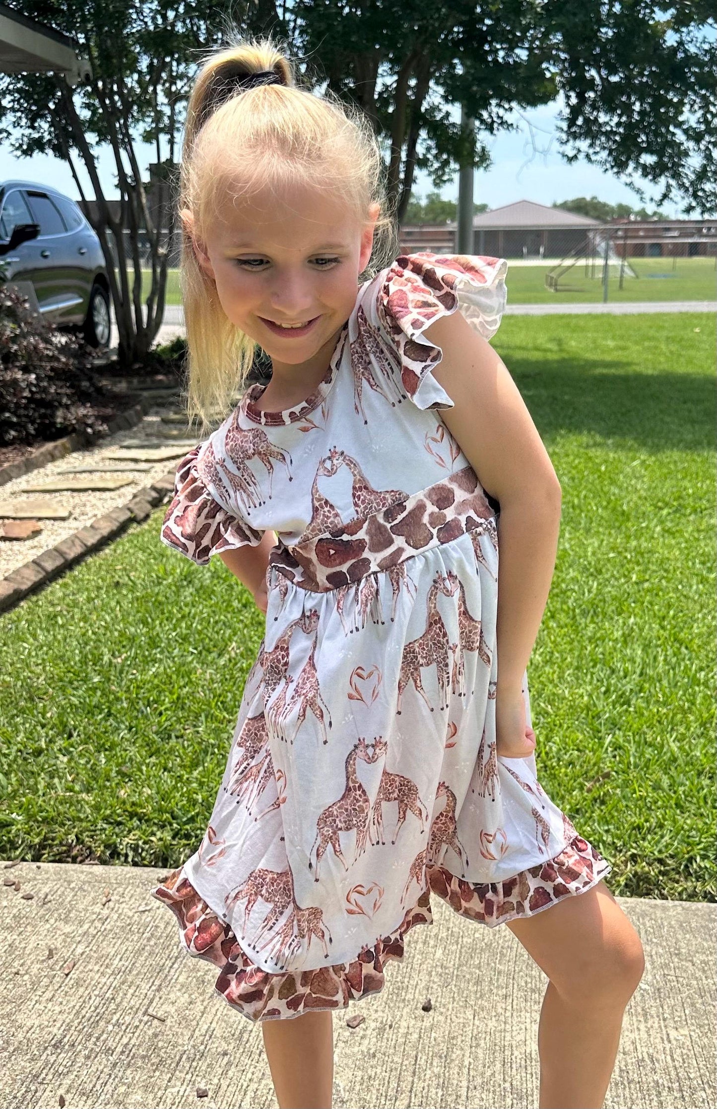 Giraffe Crossback Dress