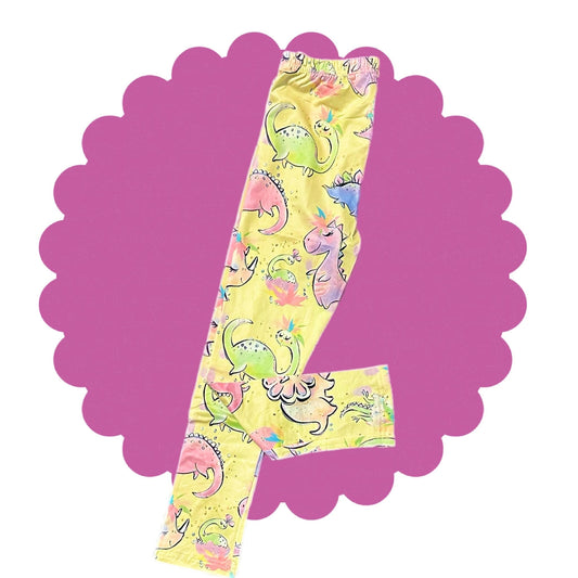 Girls Dinosaur Leggings