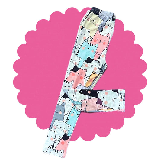 Pastel Chubby Cats Leggings