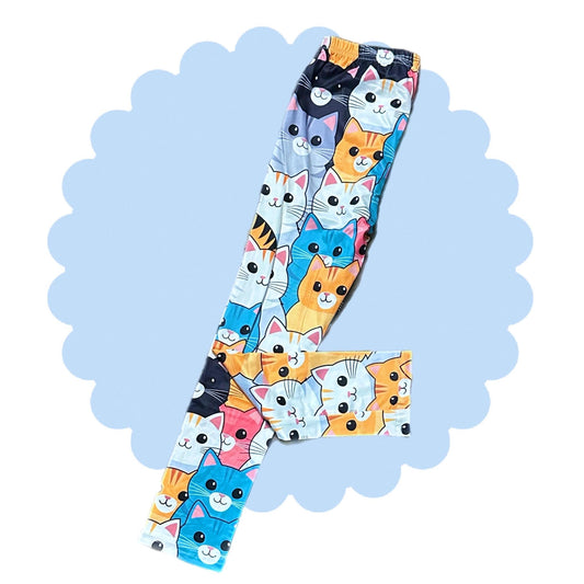 Rainbow Chubby Cats Leggings