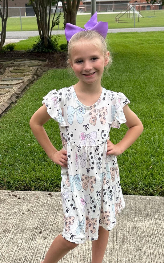 Bluey and Friends Bow Dress