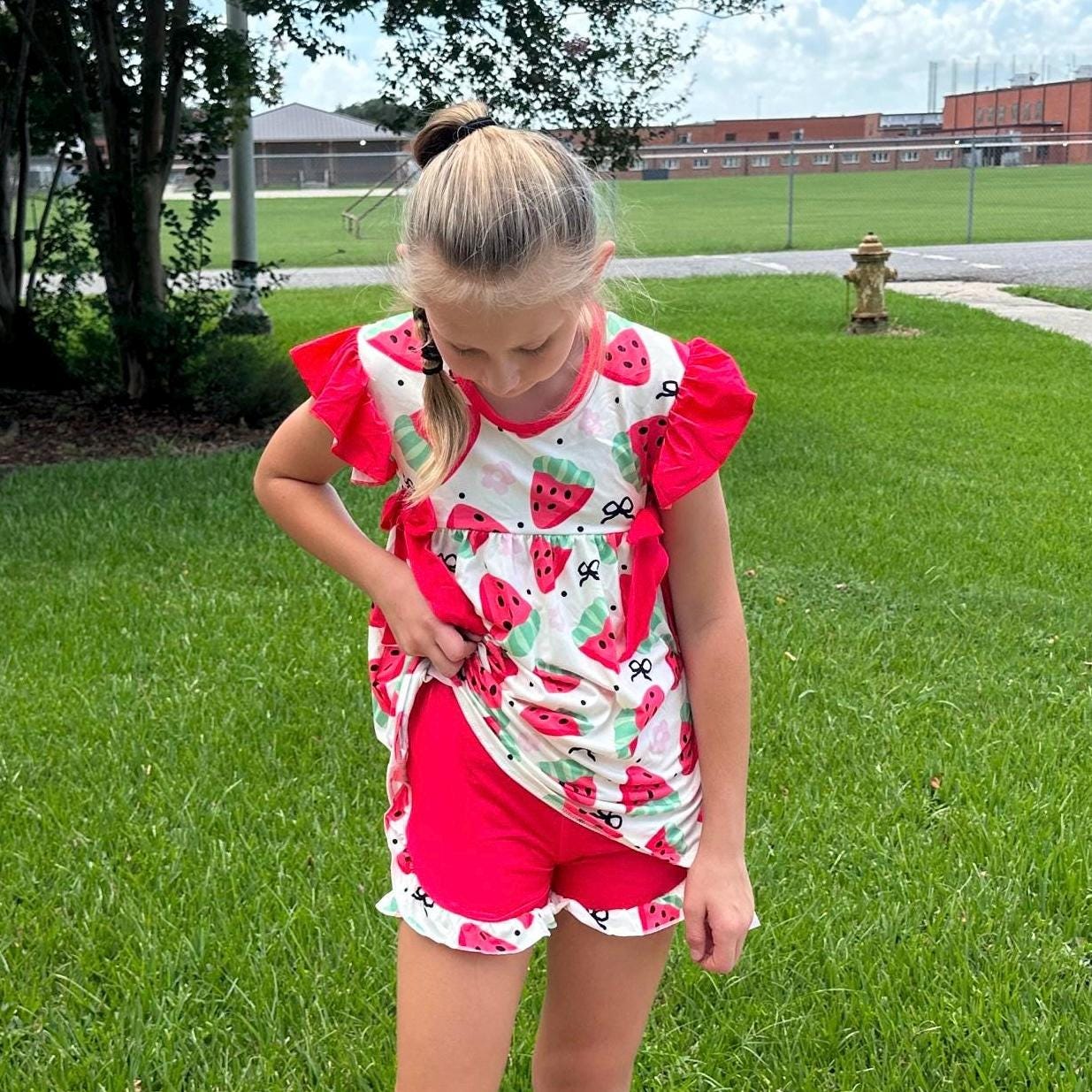 Watermelon Short Set