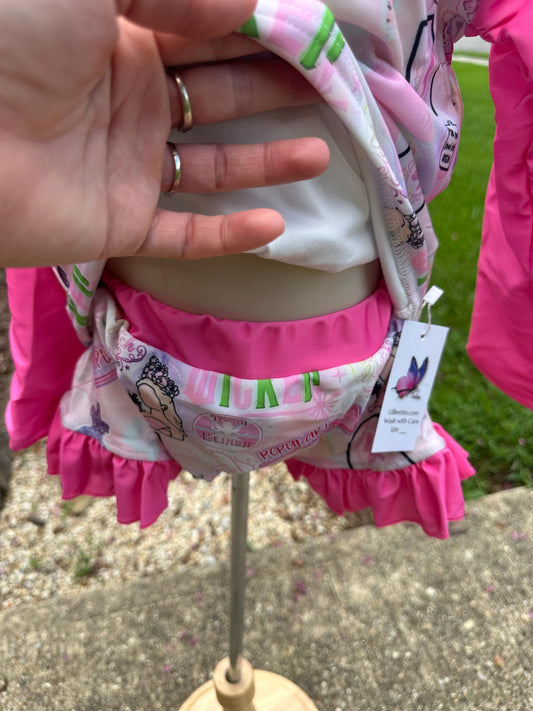 Musical Witches Long Sleeve Swimsuit