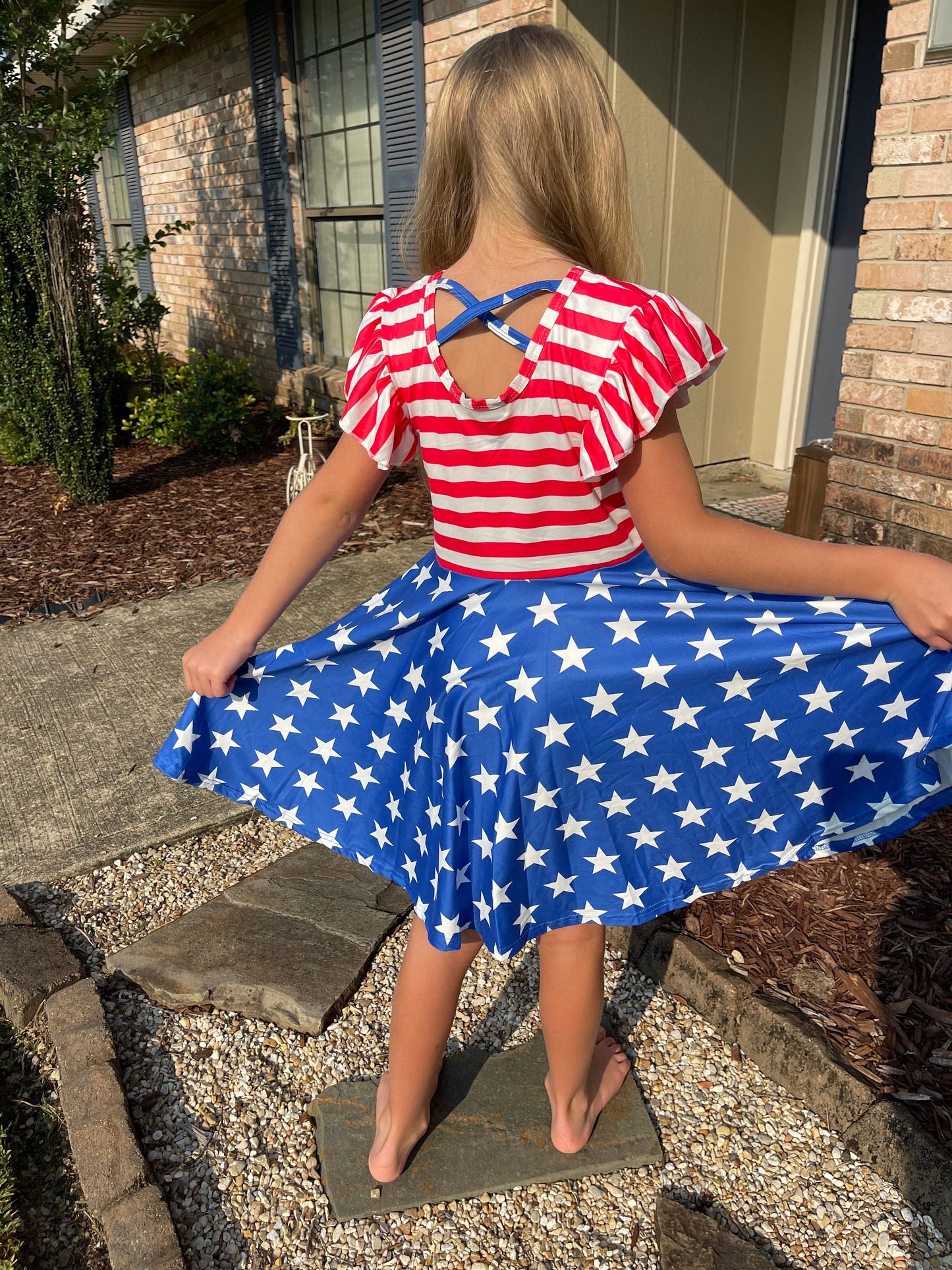 Stars and Stripes flutter dress