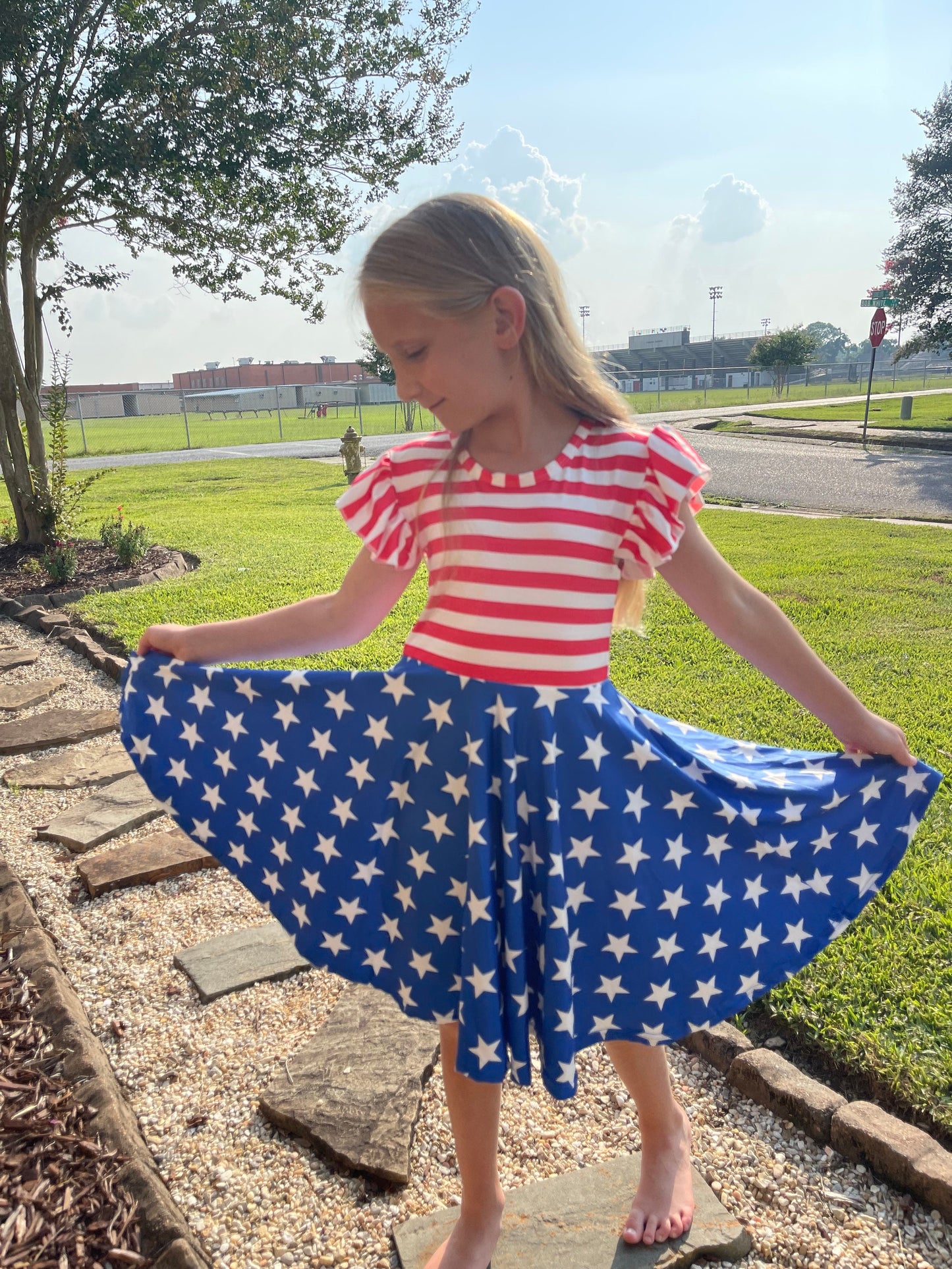 Stars and Stripes flutter dress