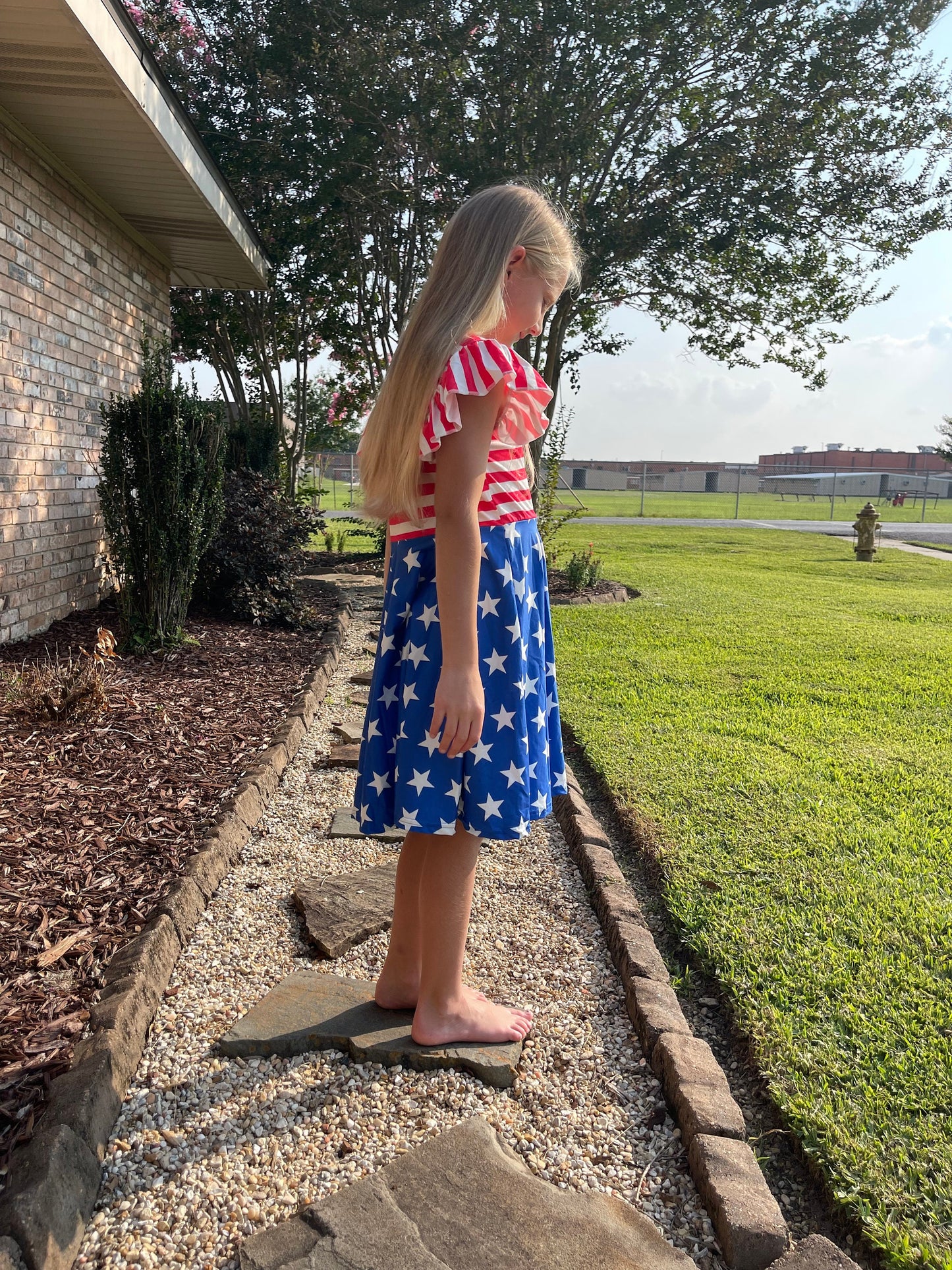 Stars and Stripes flutter dress