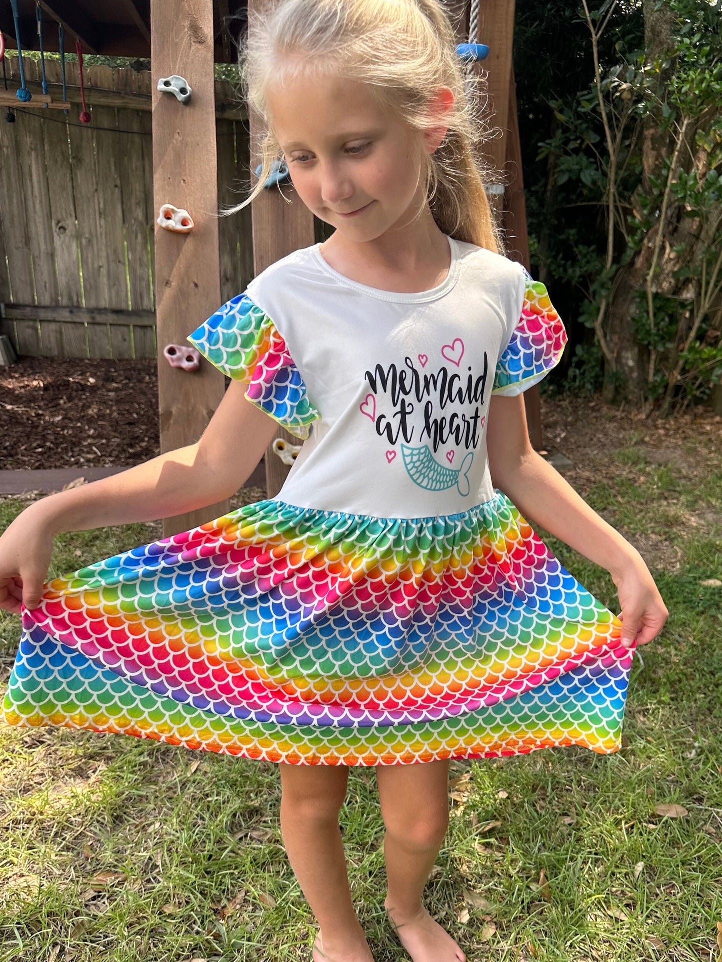 Mermaid at Heart Flutter Dress