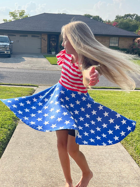 Stars and Stripes flutter dress