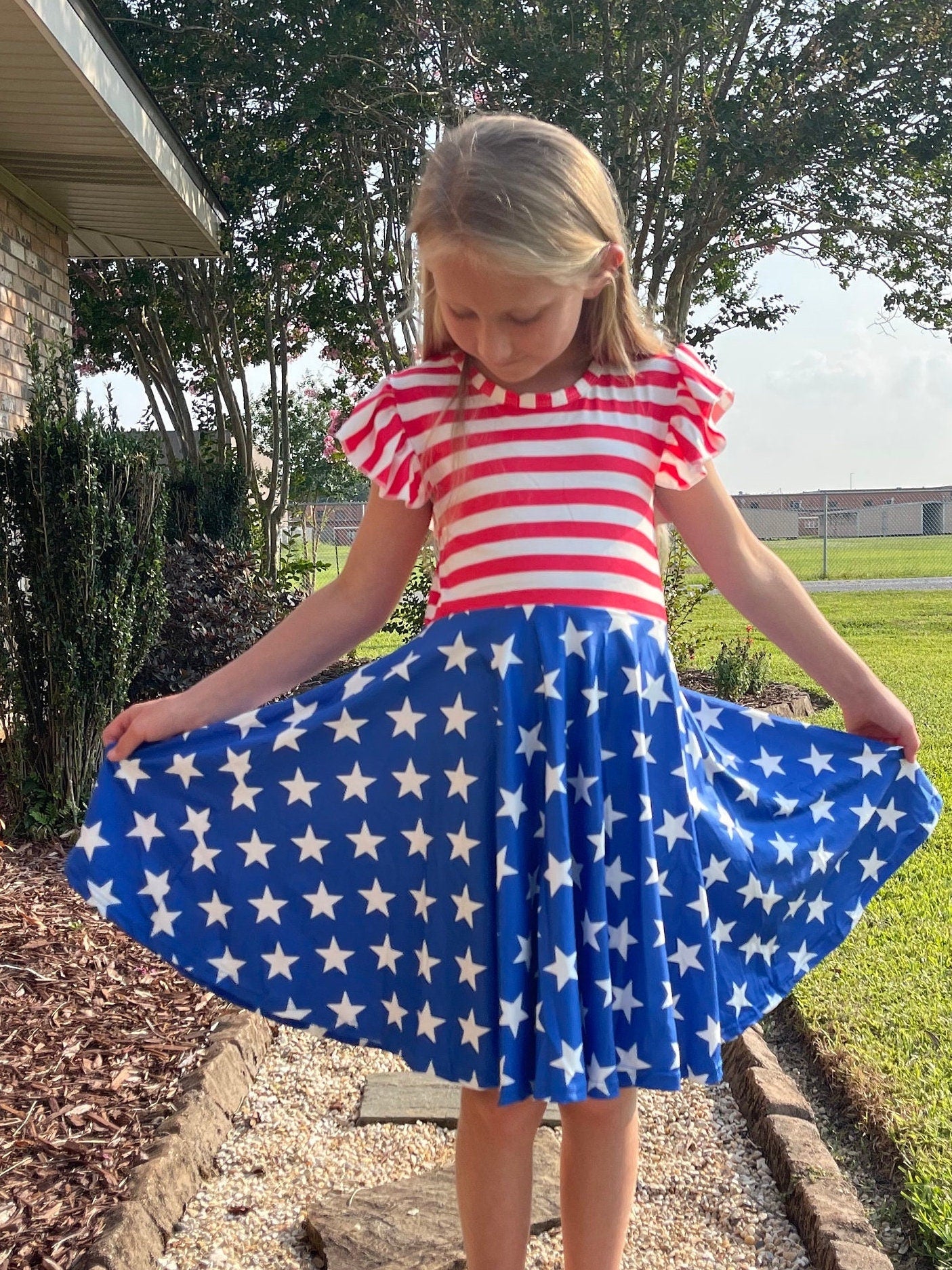 Stars and Stripes flutter dress