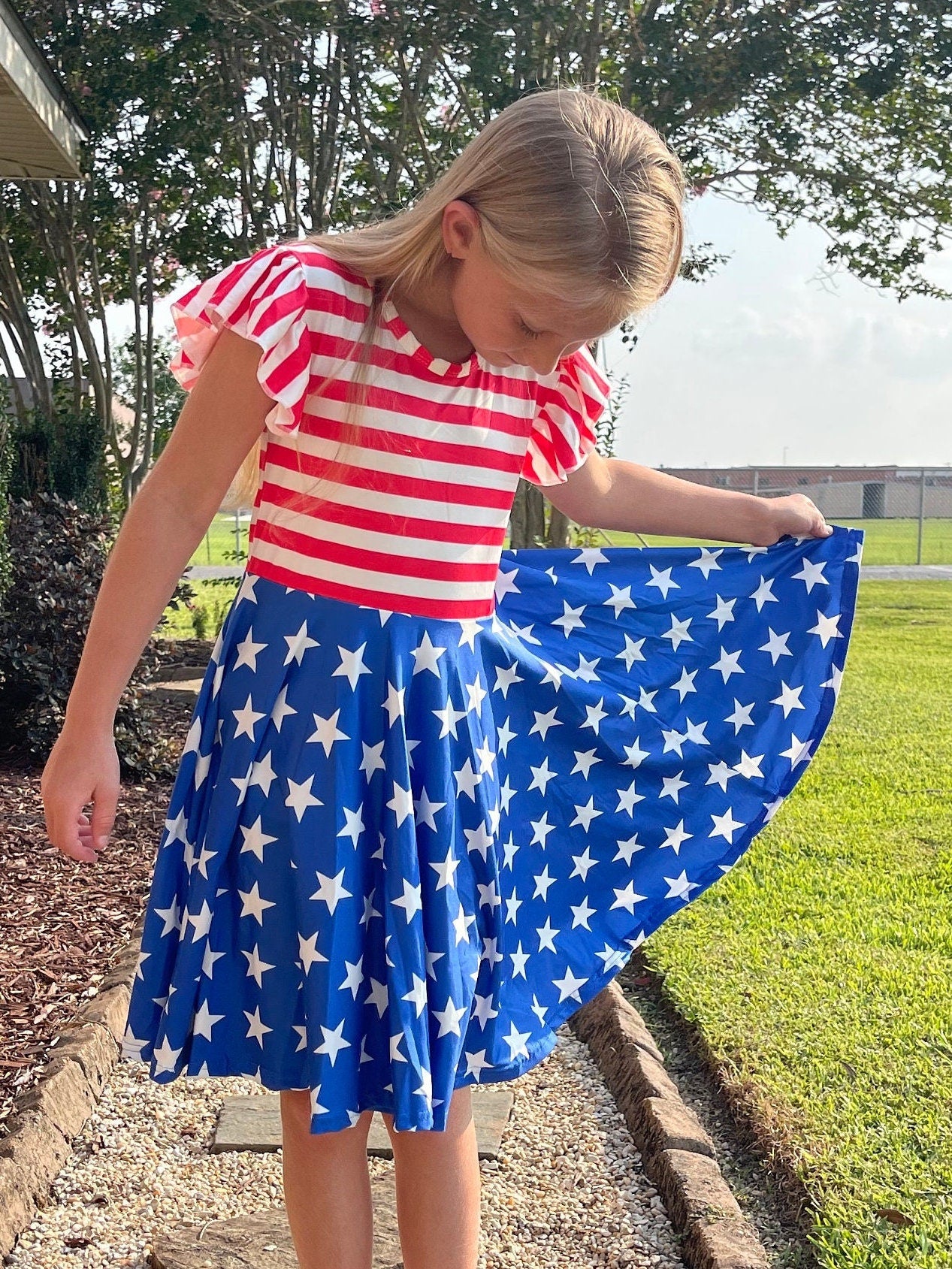 Stars and Stripes flutter dress