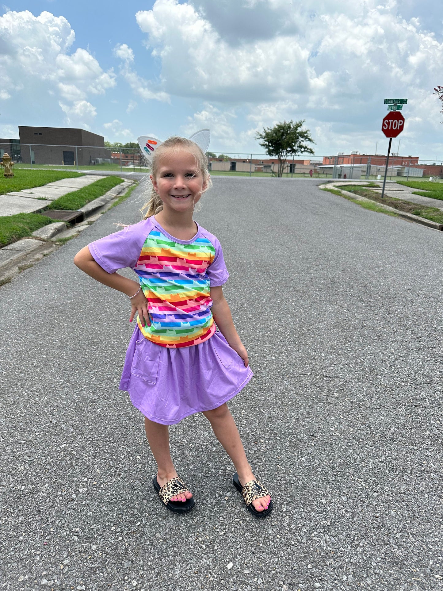 Gabby Skirt Set With Pockets