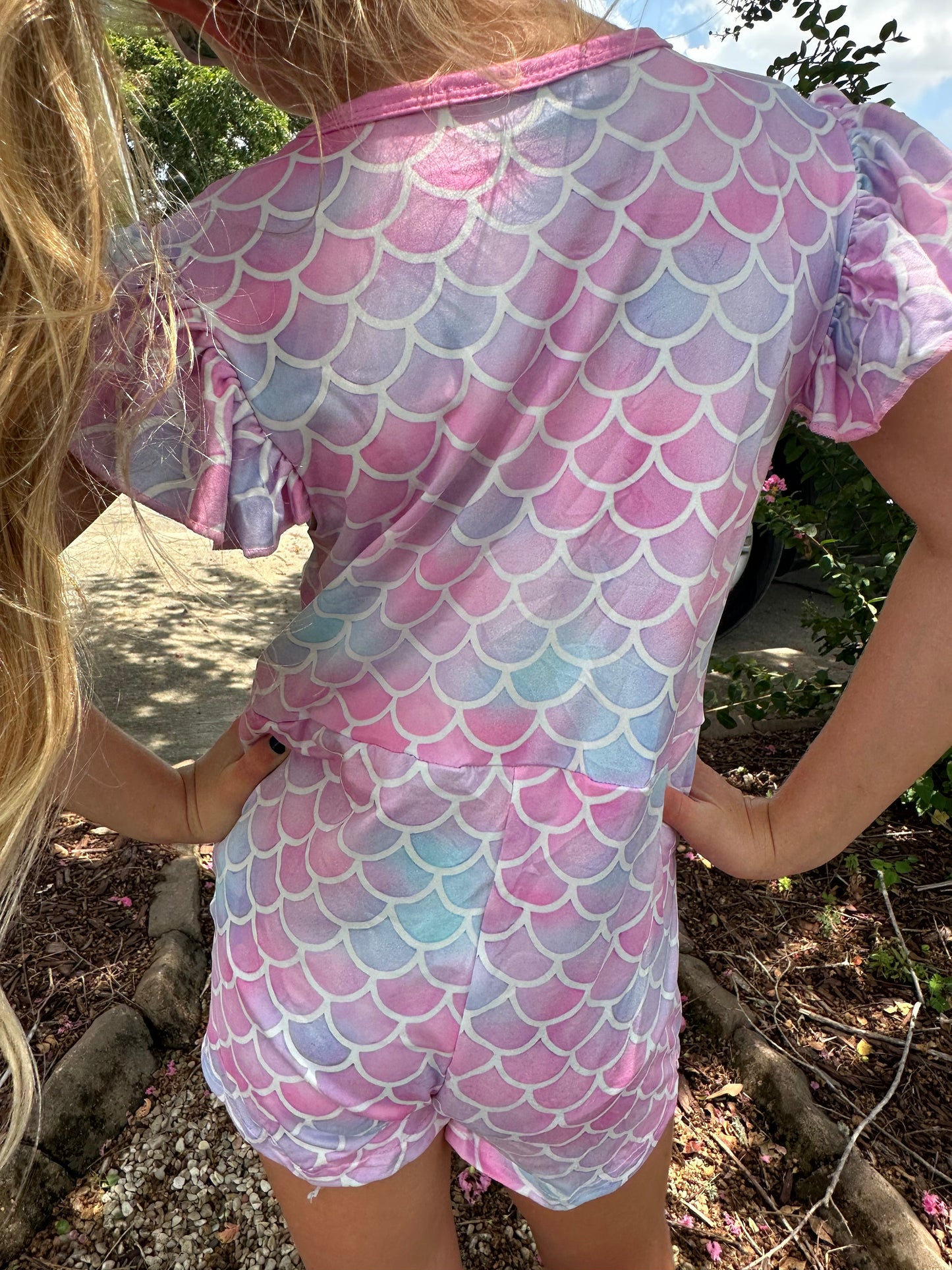 Mermaid Scales Romper