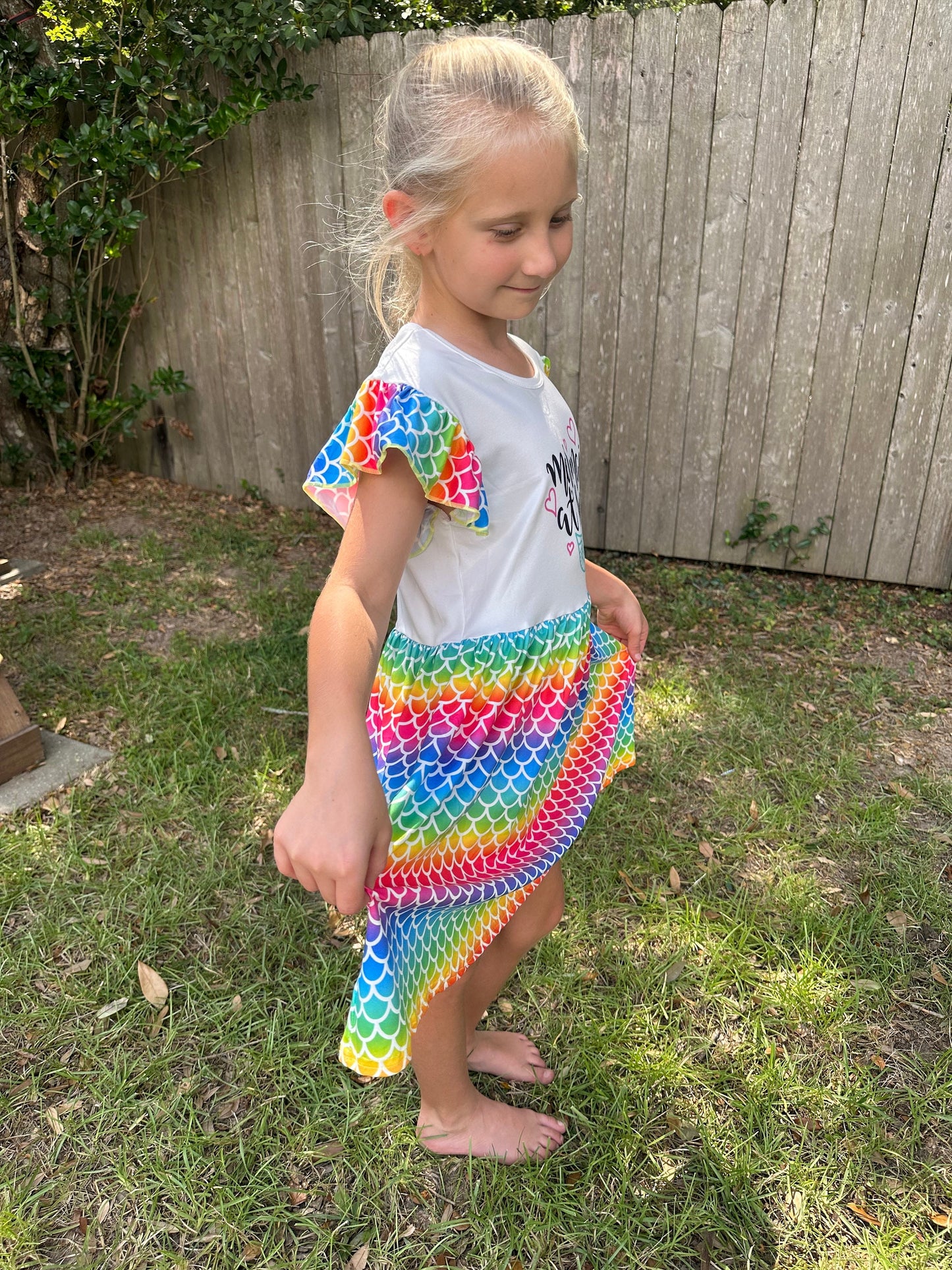 Mermaid at Heart Flutter Dress