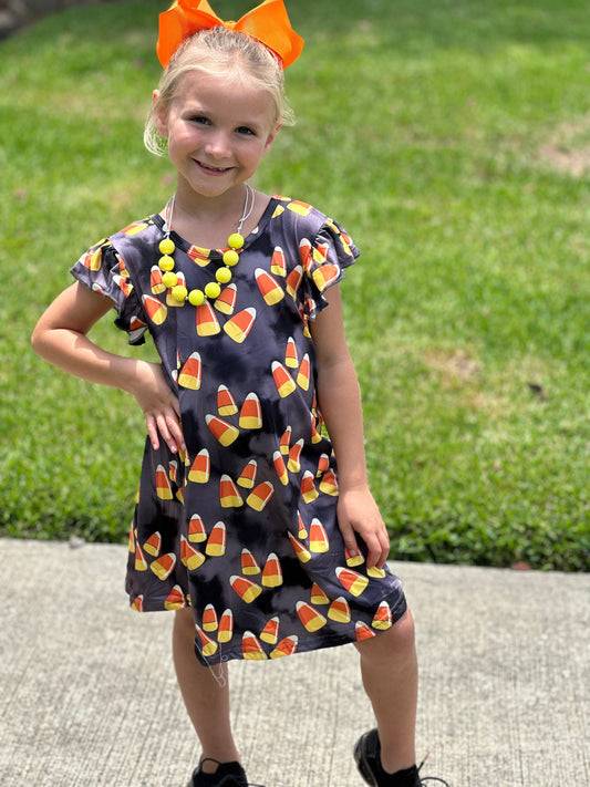 Candy Corn Swing Dress