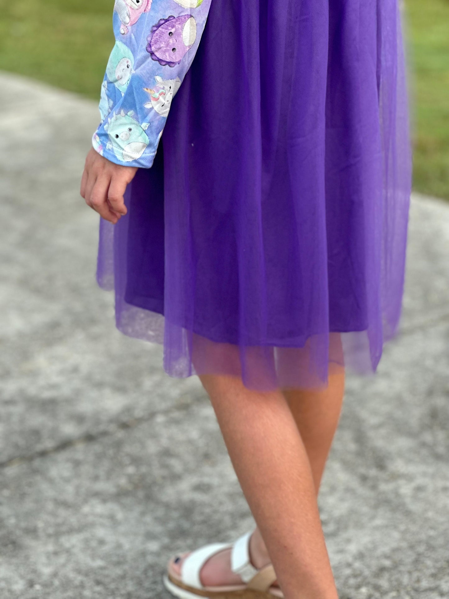 Royal Purple Squishmallow Tulle Dress