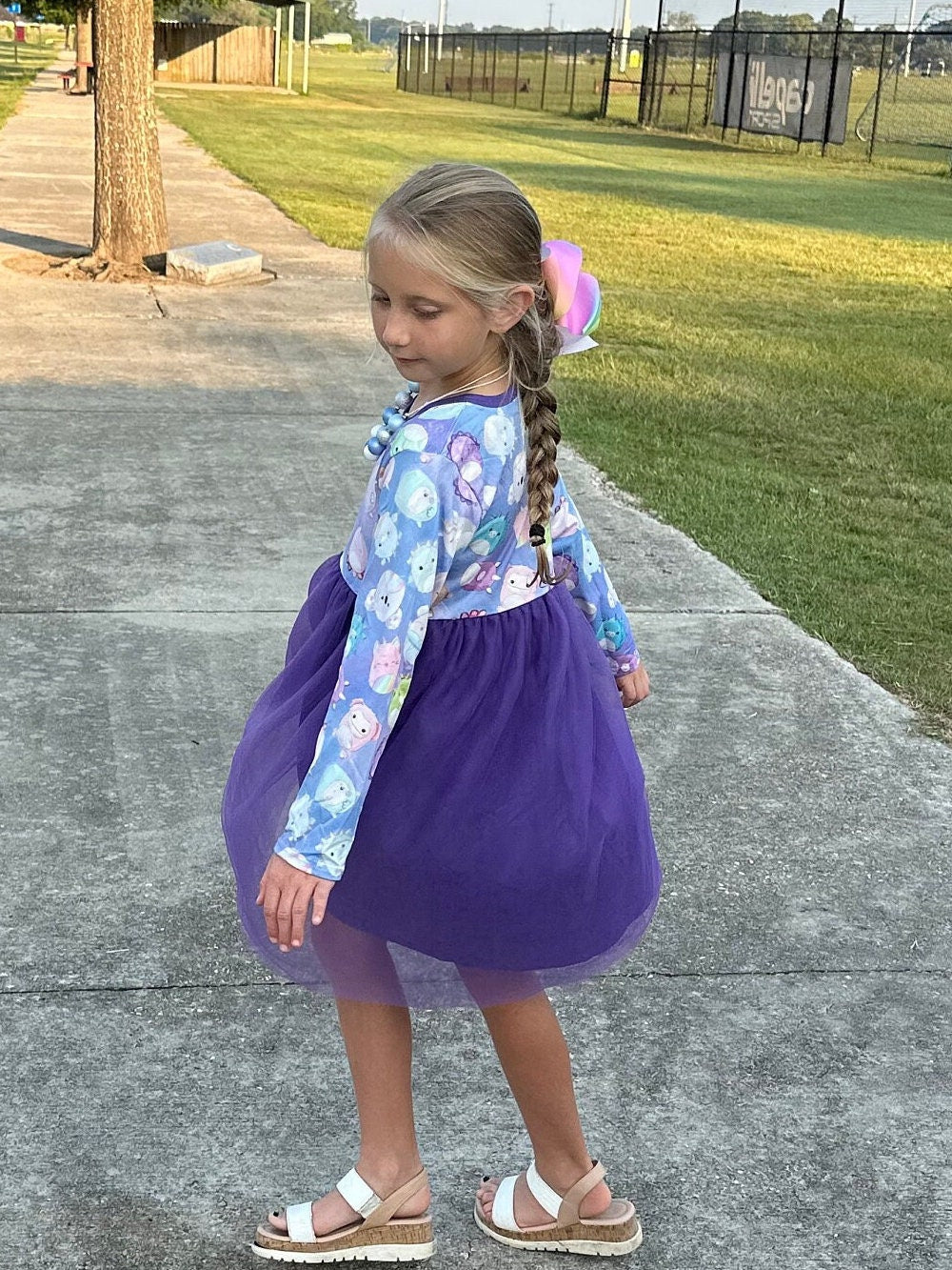 Royal Purple Squishmallow Tulle Dress