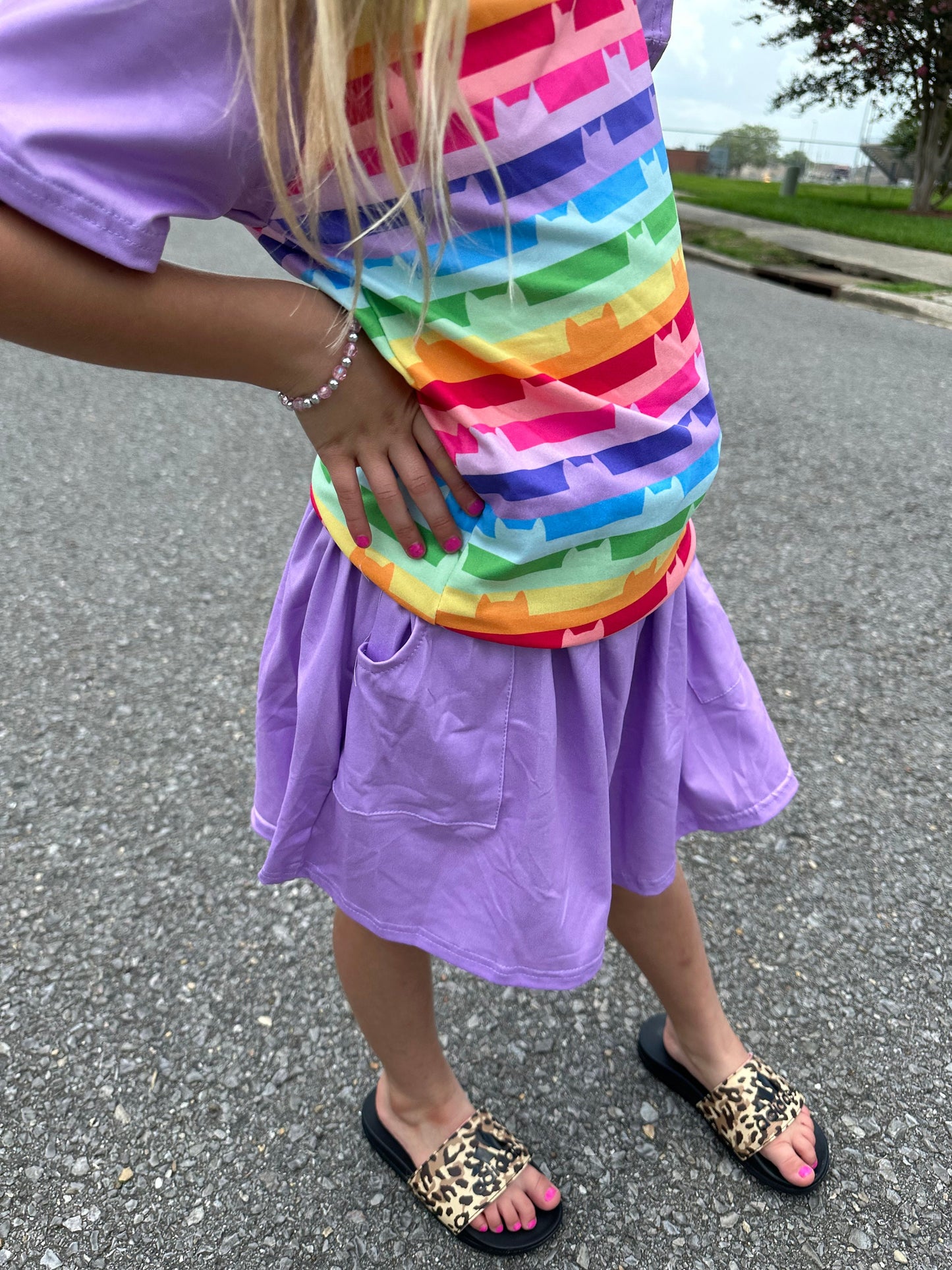 Gabby Skirt Set With Pockets