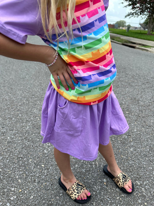 Gabby Skirt Set With Pockets