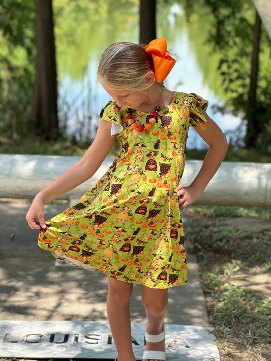 Witchy girls Swing Dress