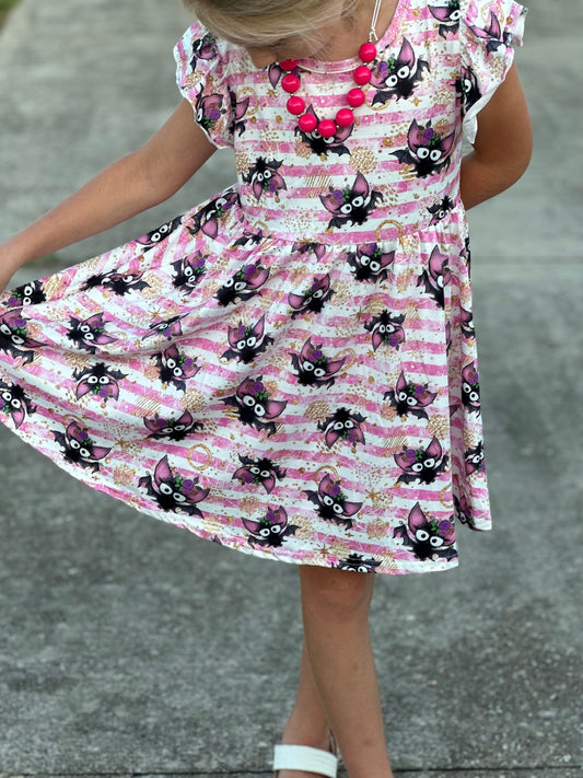 Halloween bats flutter dress