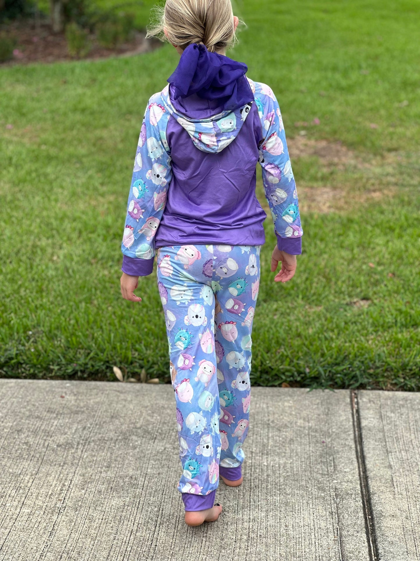 Purple Squishmallow Jogger Set