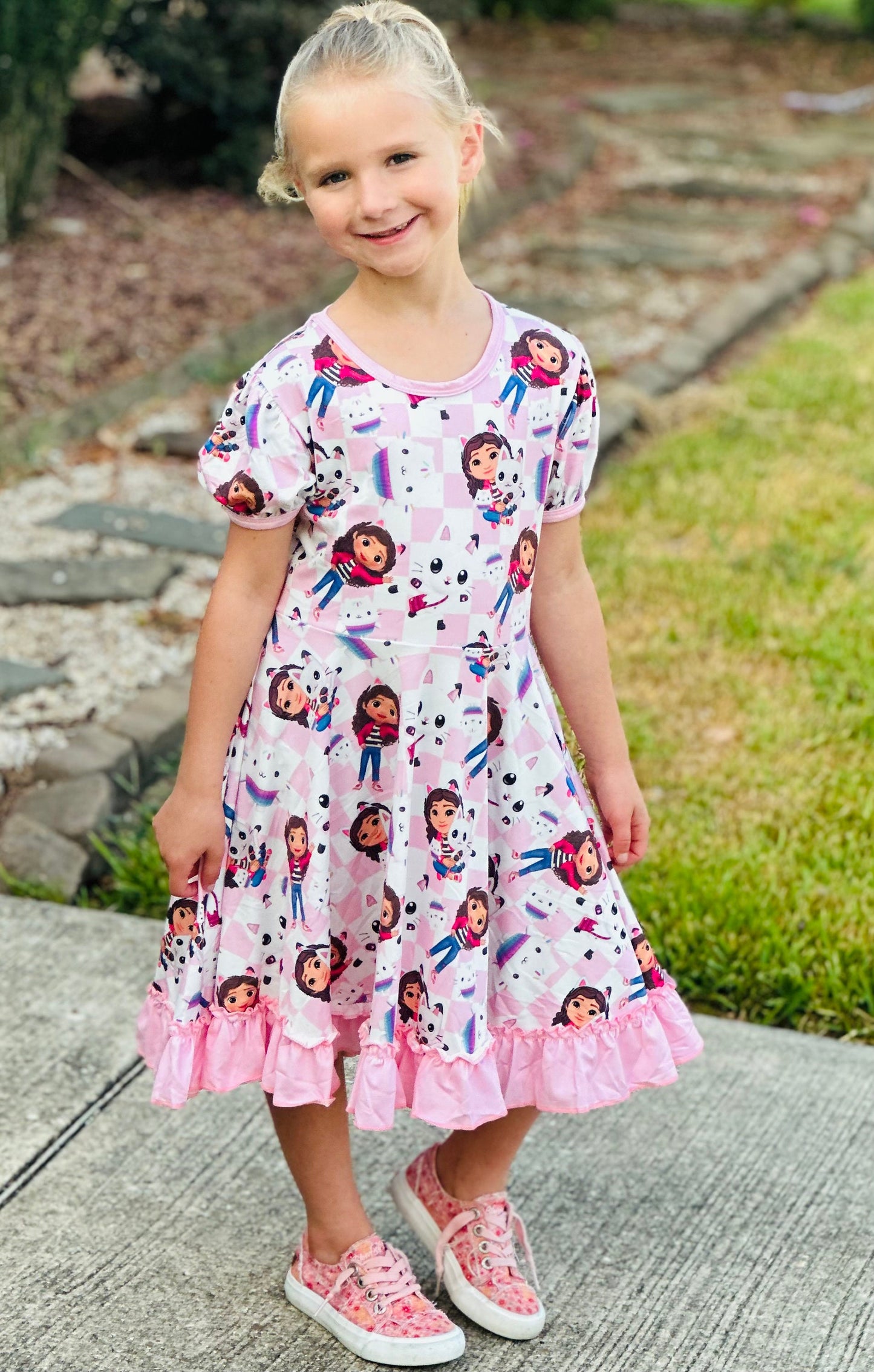 Dollhouse, sprinkles and pandy Twirl Dress