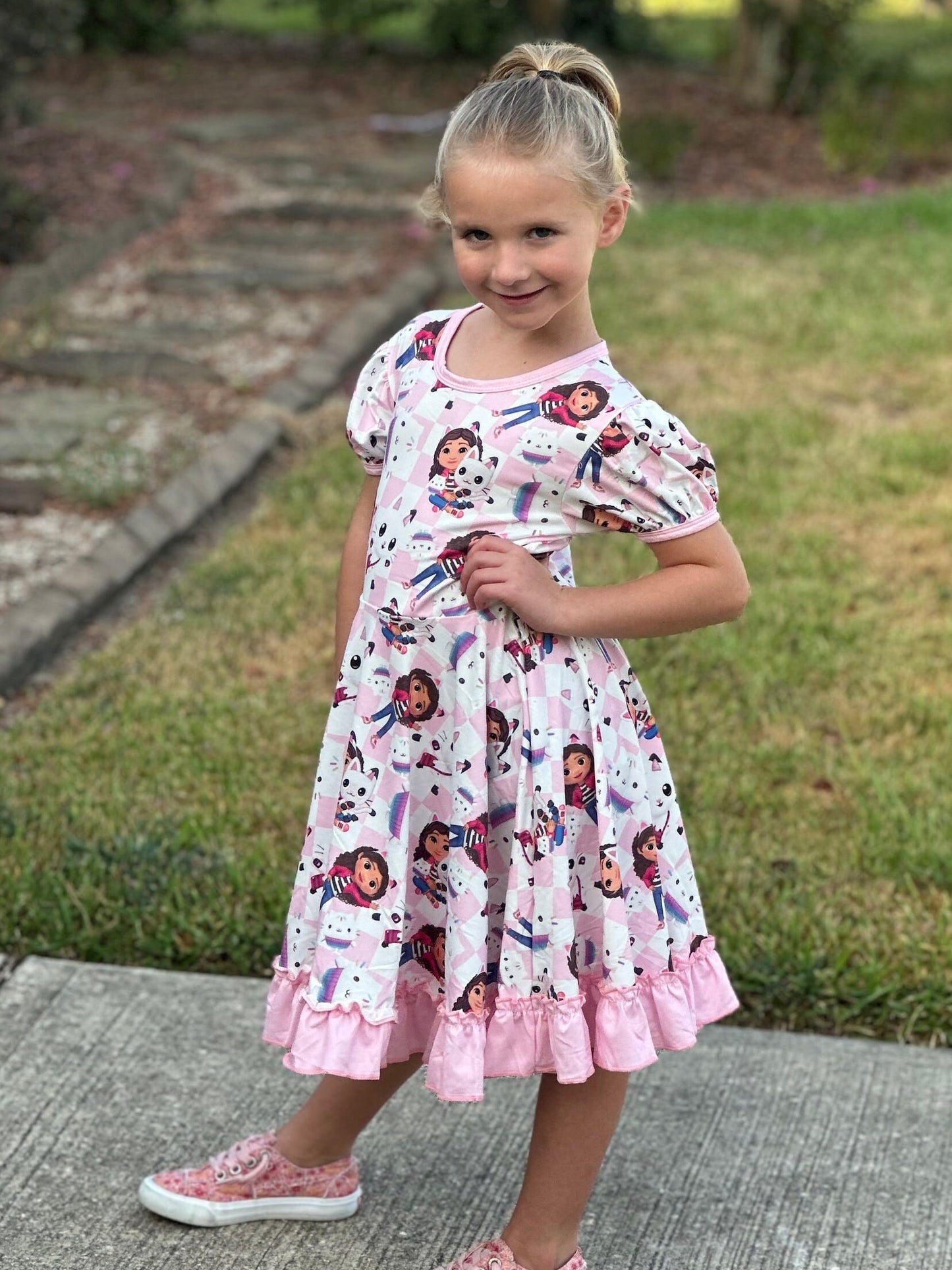 Dollhouse, sprinkles and pandy Twirl Dress