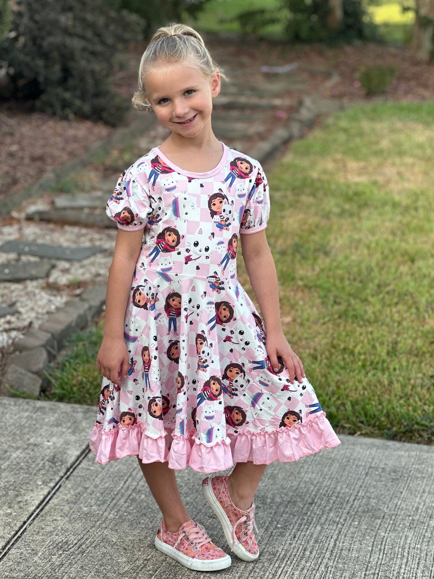 Dollhouse, sprinkles and pandy Twirl Dress