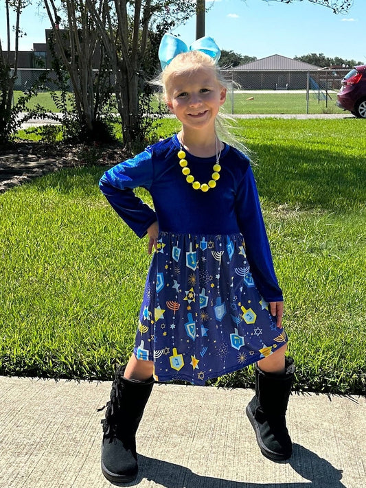 Velvet Hanukkah Dress