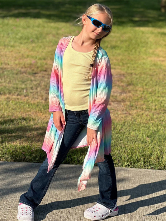 Pastel Ombré Cardigan