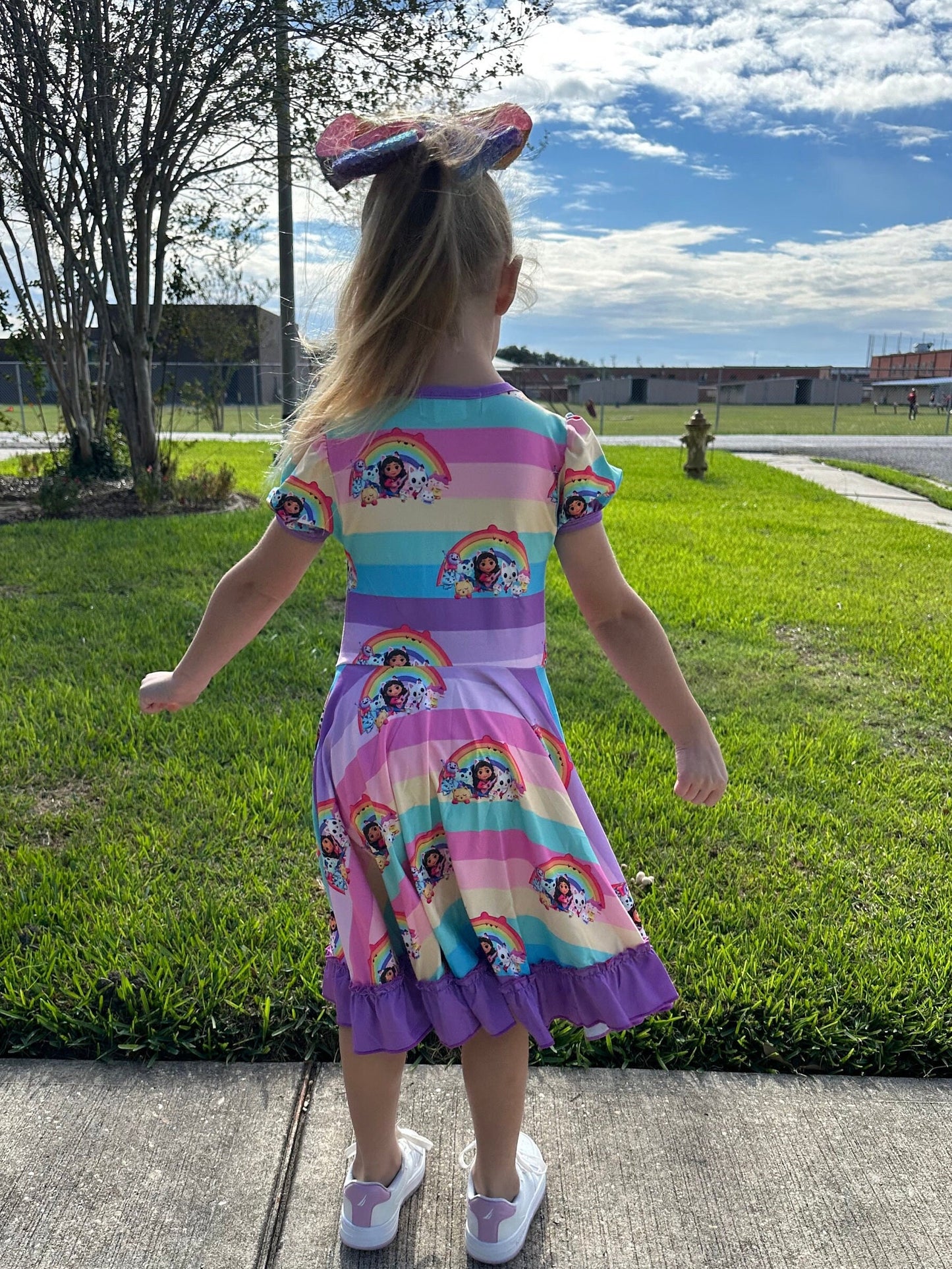 Rainbow Dollhouse and Friends Twirl Dress