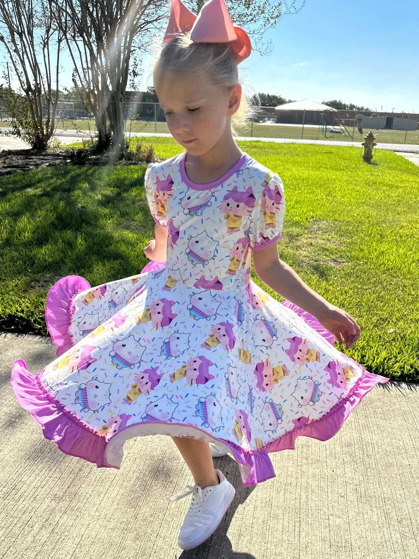 Cakey and Momma Box Twirl Dress