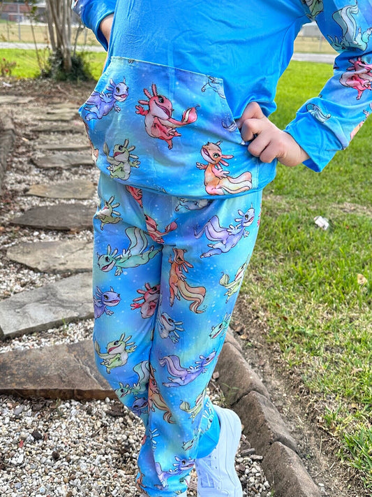 Swimming Axolotls Jogger Set