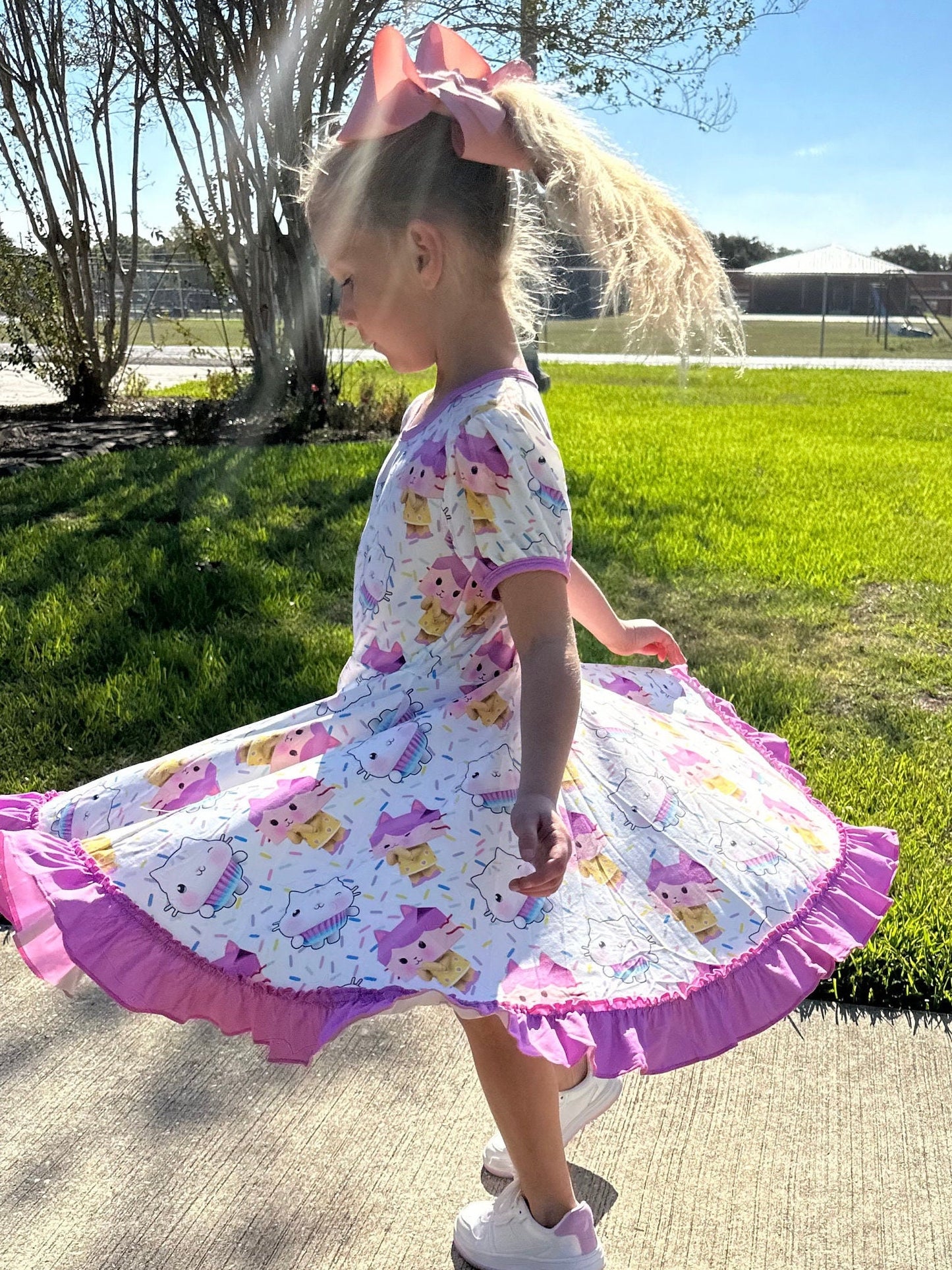 Cakey and Momma Box Twirl Dress