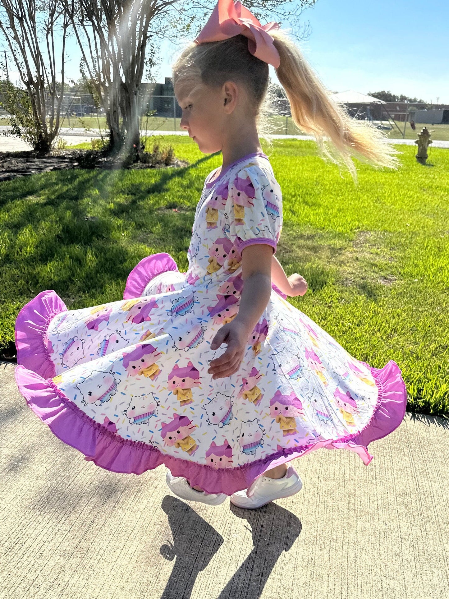 Cakey and Momma Box Twirl Dress