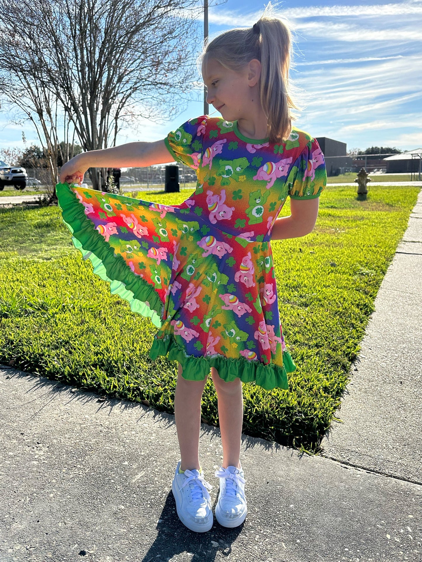 Lucky Bears Twirl Dress