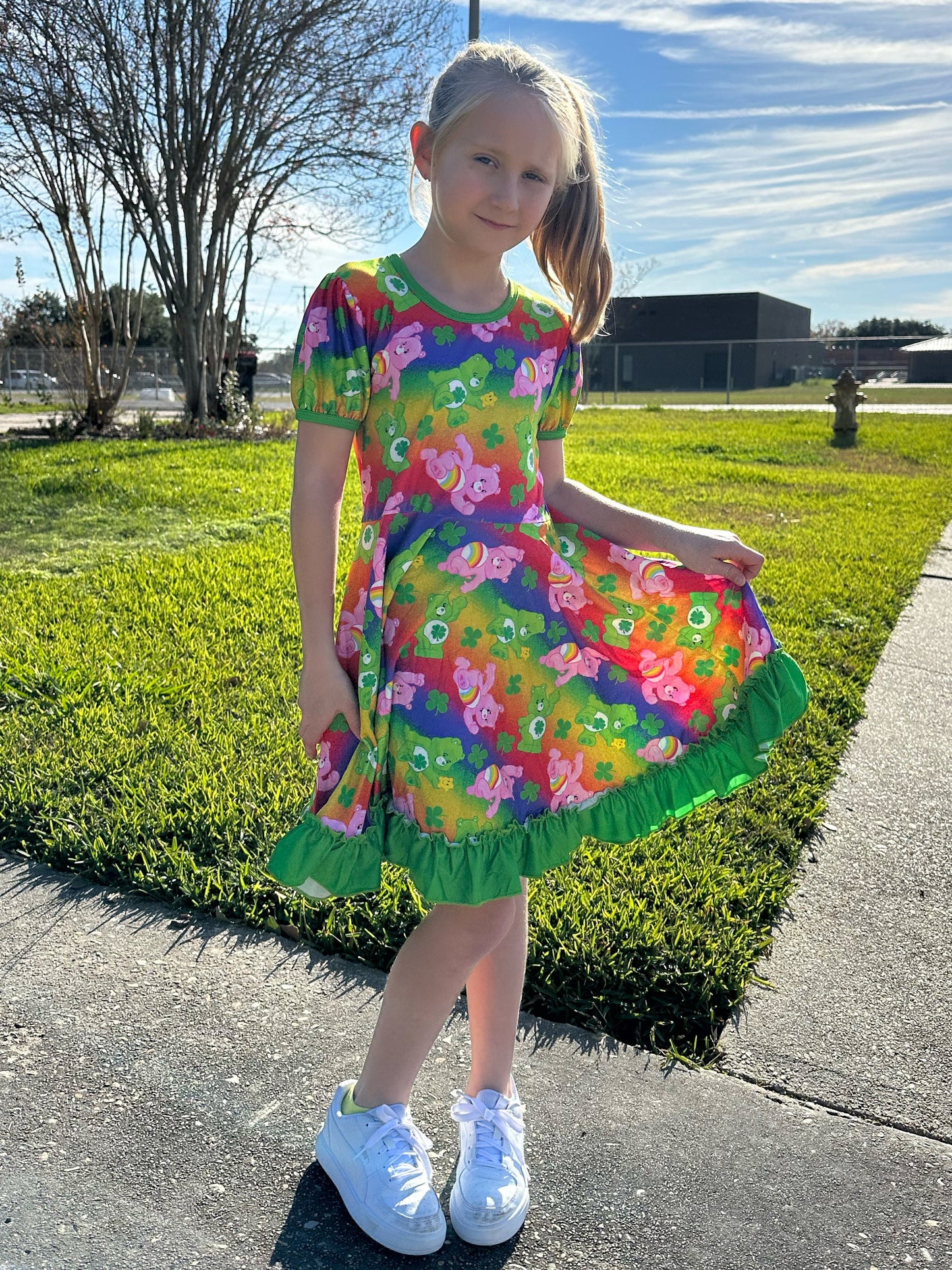 Lucky Bears Twirl Dress