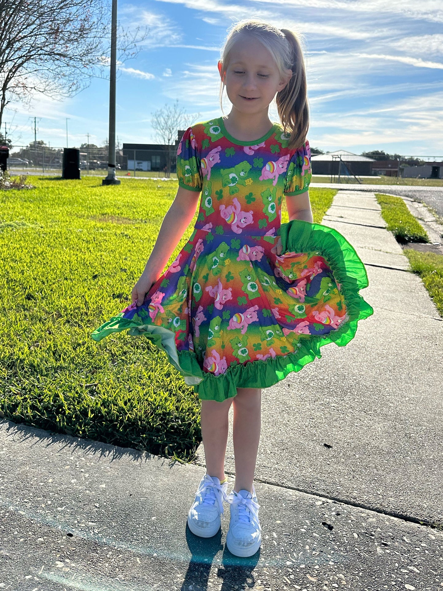 Lucky Bears Twirl Dress