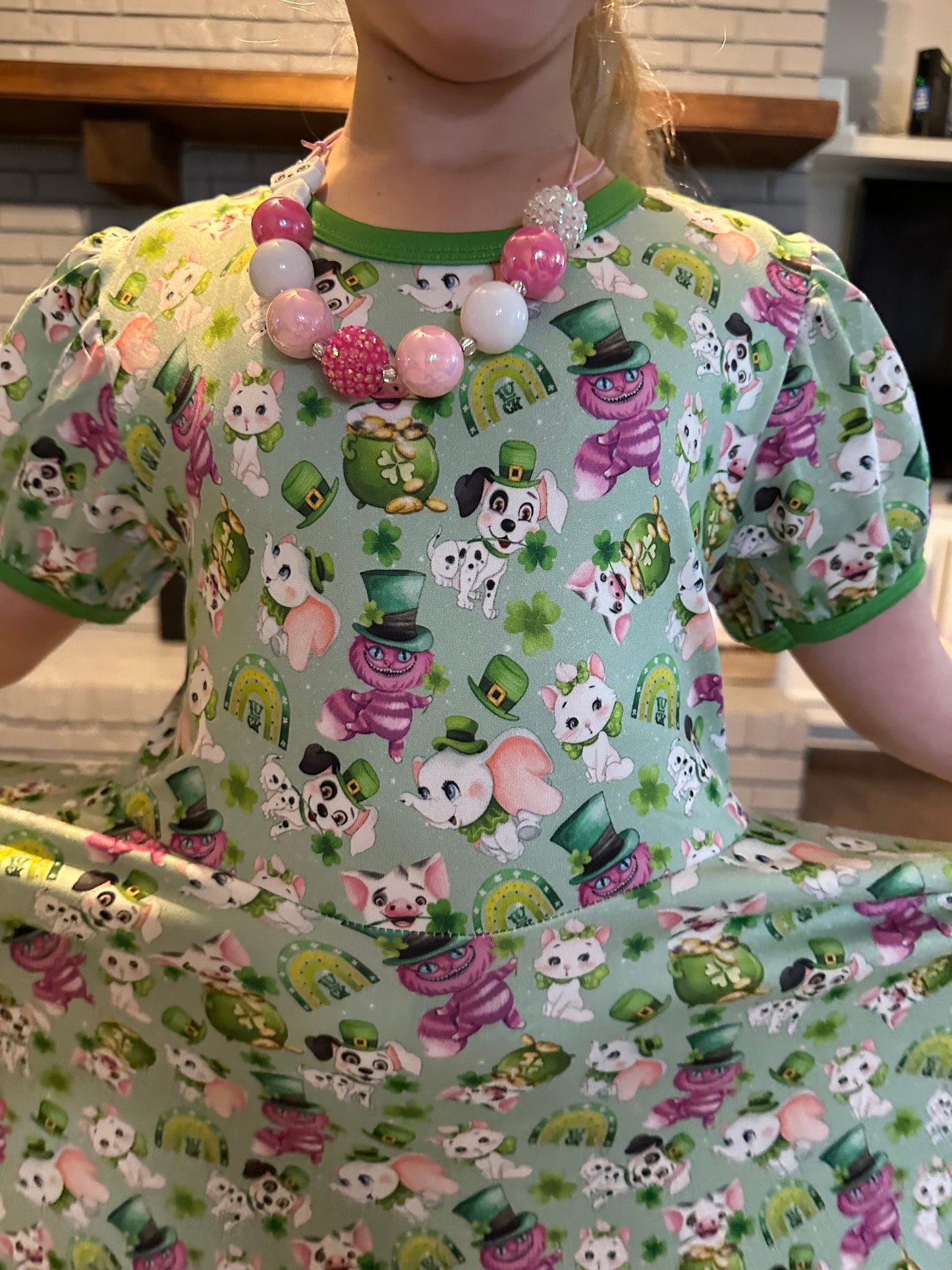 St Patricks Day Lucky Twirl Dress